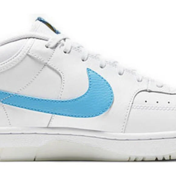 Nike Sky Force 3/4 Shoes White Blue Fury Yellow CT8448-101 Men's 9 New